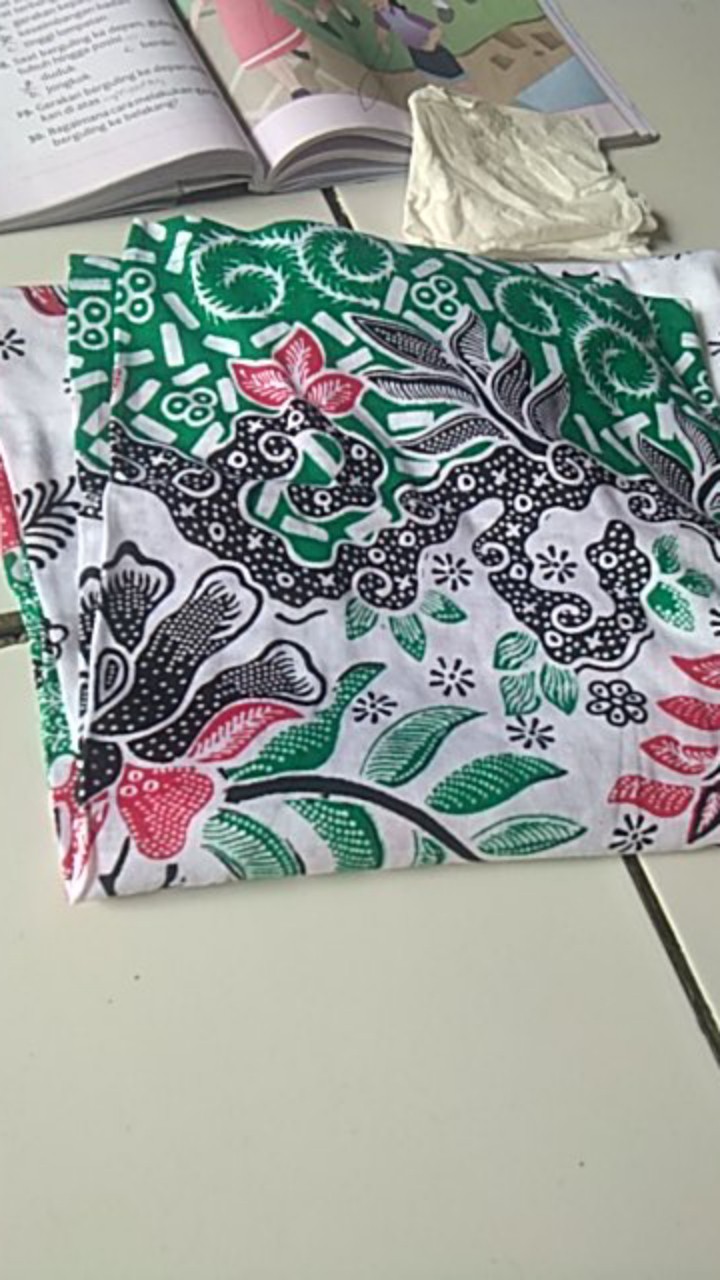 Setelan Cp Jumbo Kupu - Kupu, Bahan Kaos, Piyama, Baju Tidur, Batik Pekalongan, Batik Reza