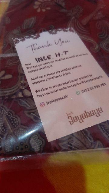 Kemeja Batik Pria Slimfit Jayabayabatik Arga