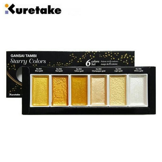 

Best Seller! Kuretake Gansai Tambi Starry Colors --6Clr Terpercaya