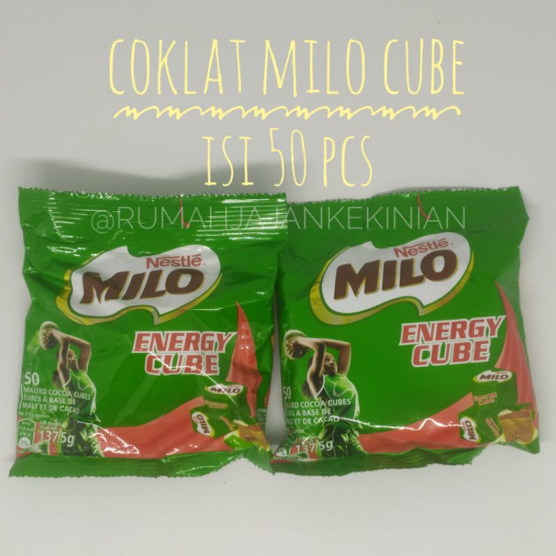 milo cube isi 50/ permen milo/ coklat milo isi 50