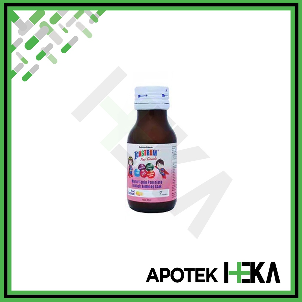 Igastrium New Formula 60 ml - Sirup Daya Tahan Tubuh Anak (SEMARANG)