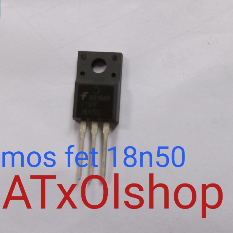 Jual MOS FET TRANSISTOR FDPF 18n50 N CHANEL cocok untuk mosfet inverter