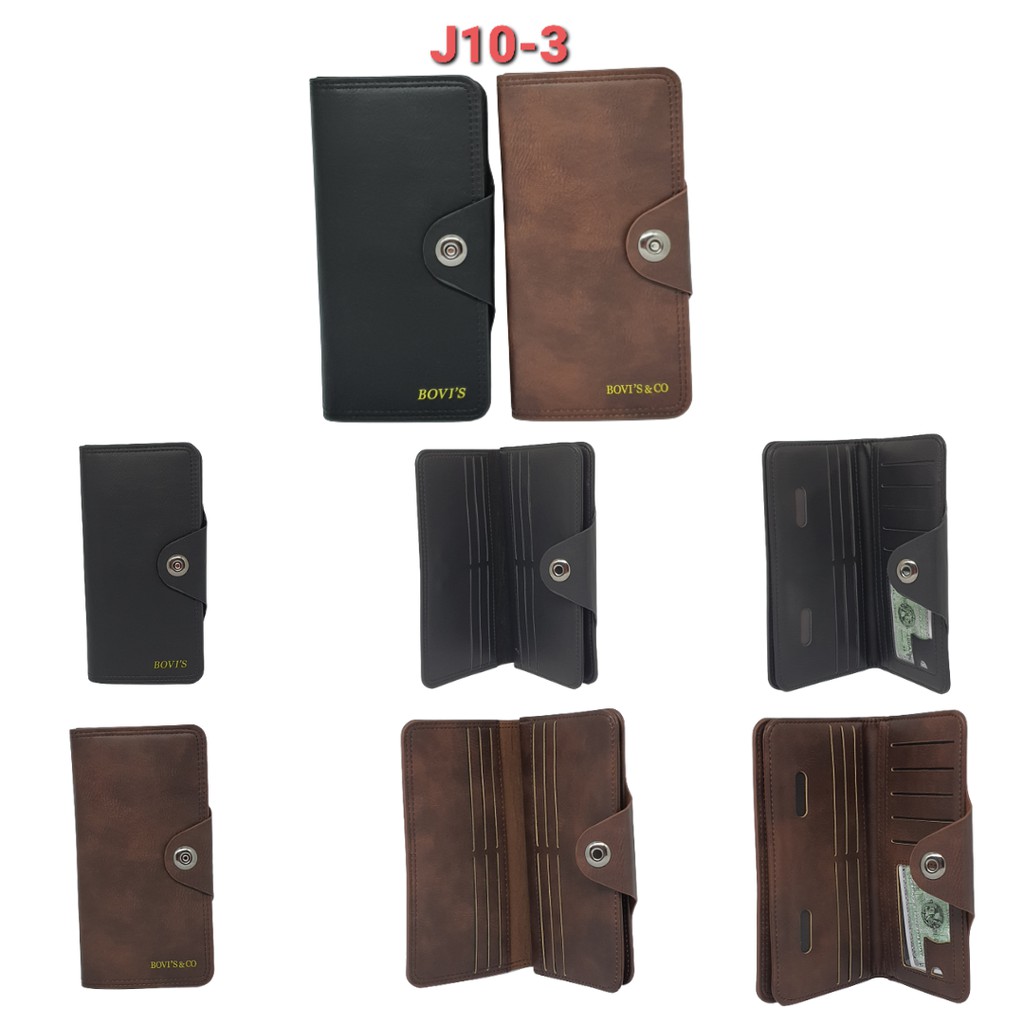 Dompet Pria Panjang Kancing Murah | Dompet Cowok Dompet Lipat | Dompet Laki Laki Panjang | (J10-3)