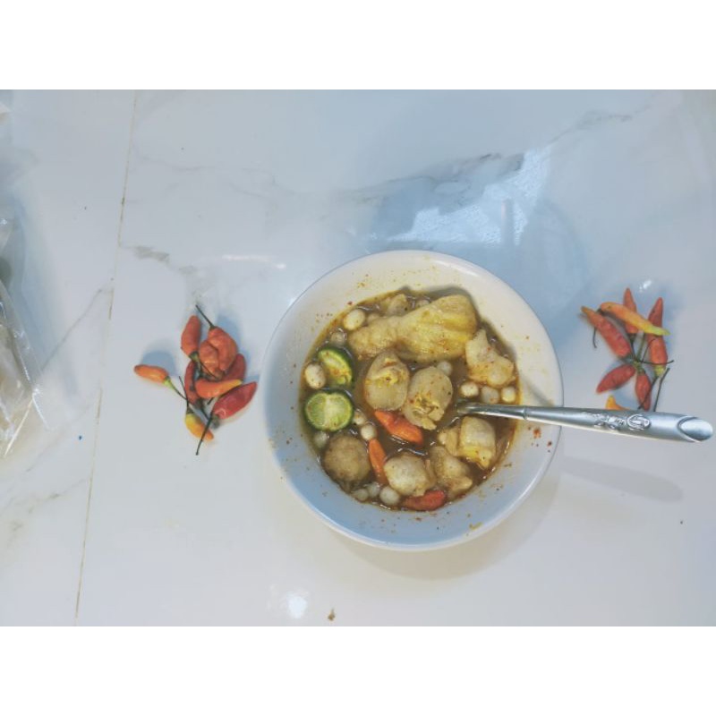 TERBARU//BASO ACI ISI AYAM SUWIR PEDAS