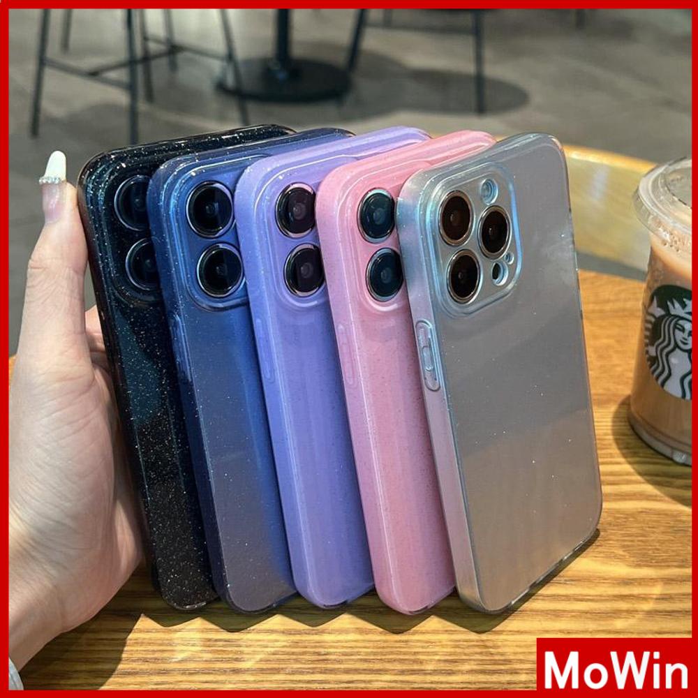 For iPhone 14 Pro Max iPhone Case Shiny Glitter Case Glossy Jelly Case TPU Soft Case Shockproof Protection Camera Black Purple Pink For iPhone 13 Pro Max 12 Pro Max 11 xr 7Plus