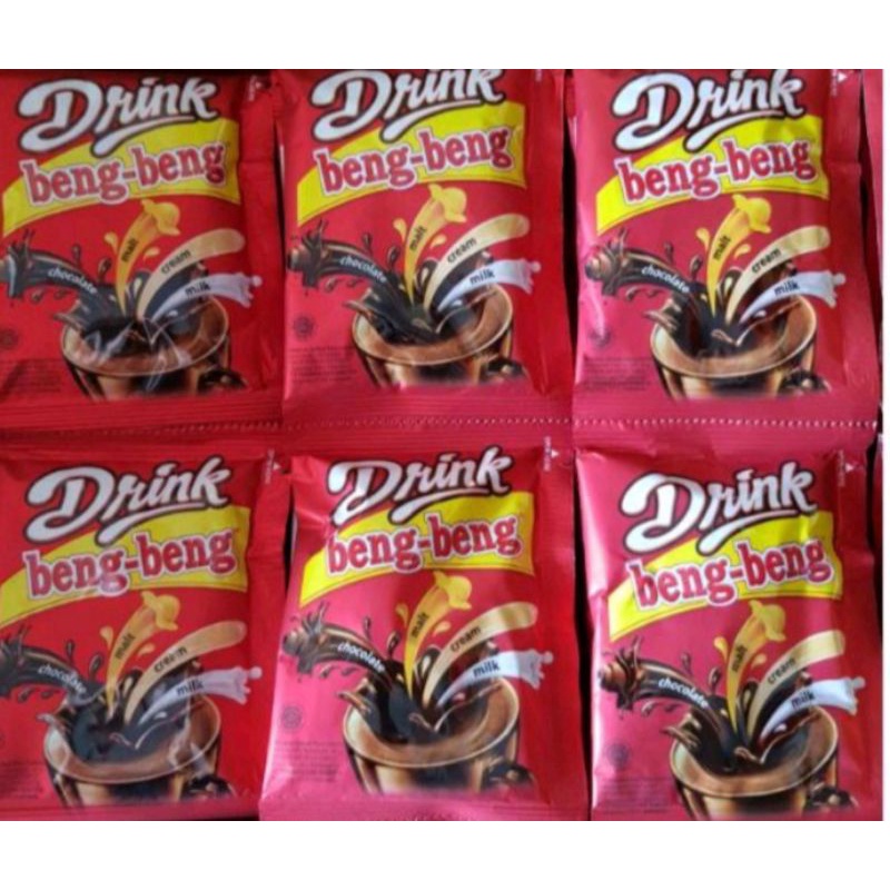 

beng beng drink 1renceng (isi 10pcs/sacshet)