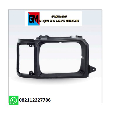 HEADLAMP RIM KIJANG SUPER RING LAMPU HITAM