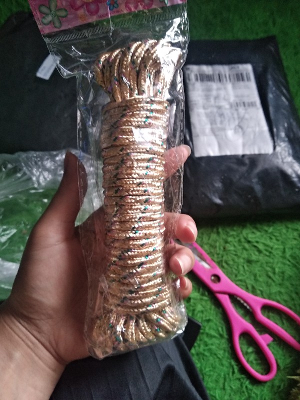 Tali Jemuran Bahan Nilon Panjang 10 Meter Anti Selip Nylon Warna Warni Tali Serbaguna