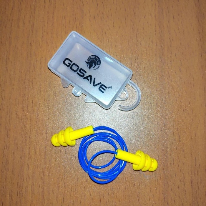 Penutup Telinga Silikon Ear Plug Earplug Ultrafit GOSAVE penyumbat bising