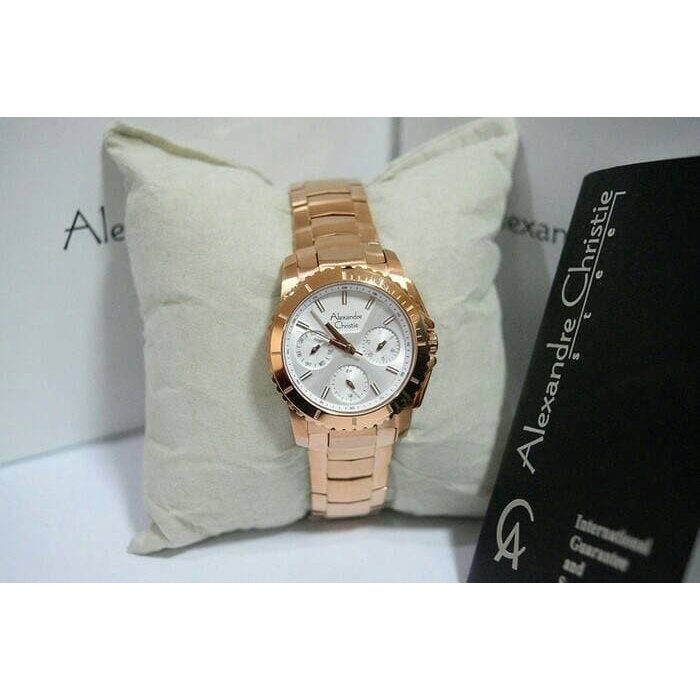 JAM TANGAN WANITA ALEXANDRE CHRISTIE AC 6455 ORIGINAL GARANSI RESMI 1 TAHUN