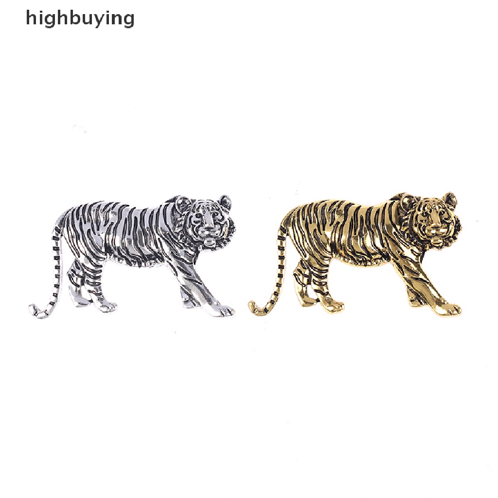 Hbid Bros Pin Desain Hewan Harimau Variasi 2 Warna Untuk Pria / Wanita