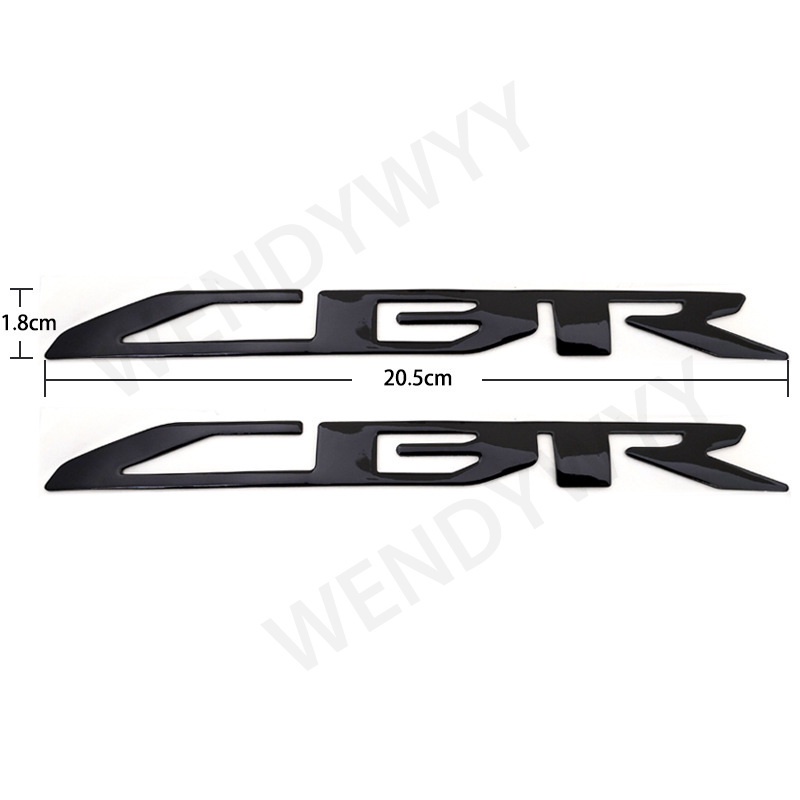 Stiker Emblem 3D Kiri Dan Kanan Bahan Karet Untuk Honda Cbr 250r 250r 500r 650r 650f 954
