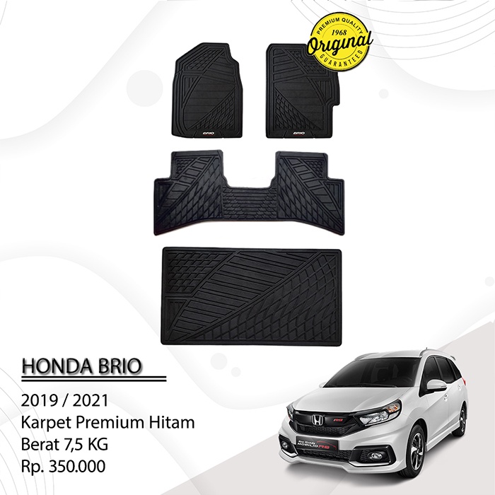 KARPET KARET MOBIL HONDA BRIO 2019/2021 PREMIUM