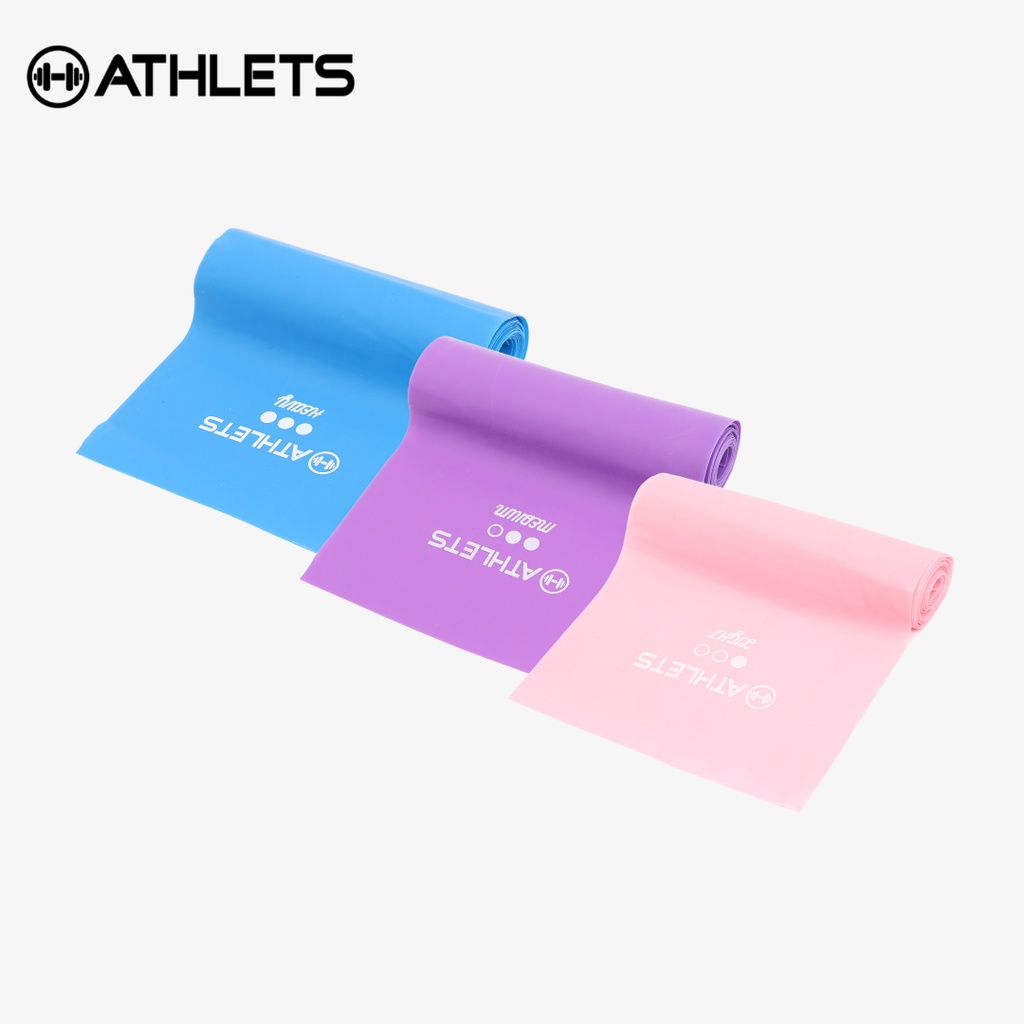 ATHLETS Resistance Sheet Premium | Yoga Band | Resistance Band Pilates Exercise & Therapy-4
