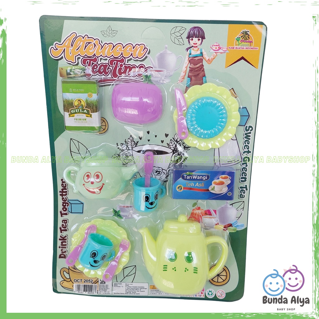 Promo Mainan Anak Mini Tea Set Teko Cangkir / Kitchen Set / Alat Dapur / Cooking Set - Mainan Masak Masakan Tea Set Play Mainan Anak Perempuan - Mainan Masak-Masakan Afternoon Tea Time - Mainan Miniatur Drink Tea