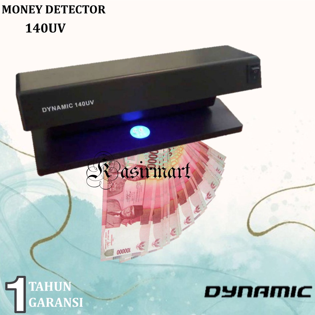 DETEKTOR UANG PALSU DYNAMIC 140UV / MONEY DETECTOR DYNAMIC 140 UV