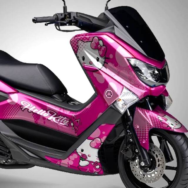 Decal Nmax Hello kitty pink full
