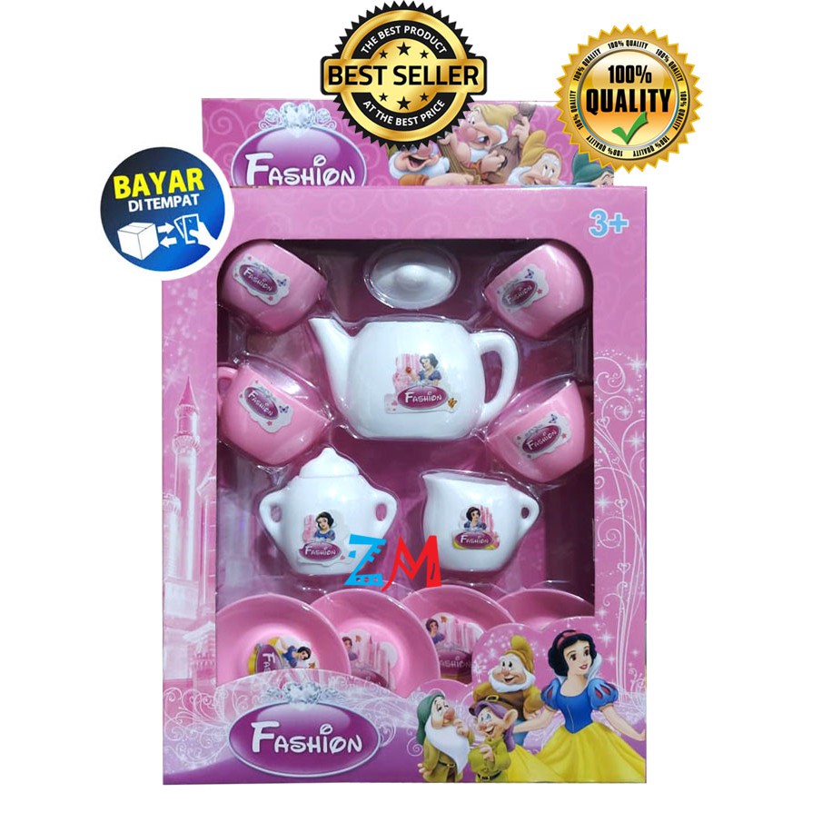 Mainan Anak Perempuan Cangkir Teko Set Hello Kittyy - Princess WH090-2