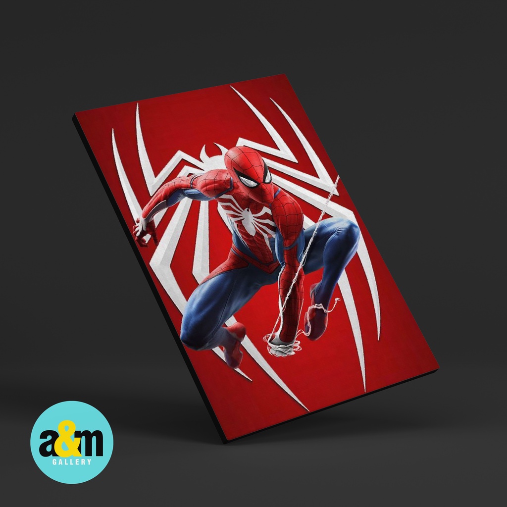 Pajangan Dinding Kamar SPIDERMAN I Hiasan Dinding Kamar SPIDERMAN I Poster Kayu Superhero Dekorasi Kamar - A&amp;M