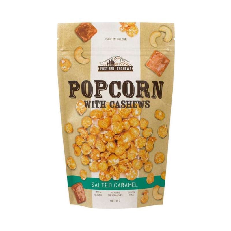 Salted Caramel Popcorn | Popcorn Karamel 90g - East Bali Cashews Popcorn Karamel Asin East Bali Cash