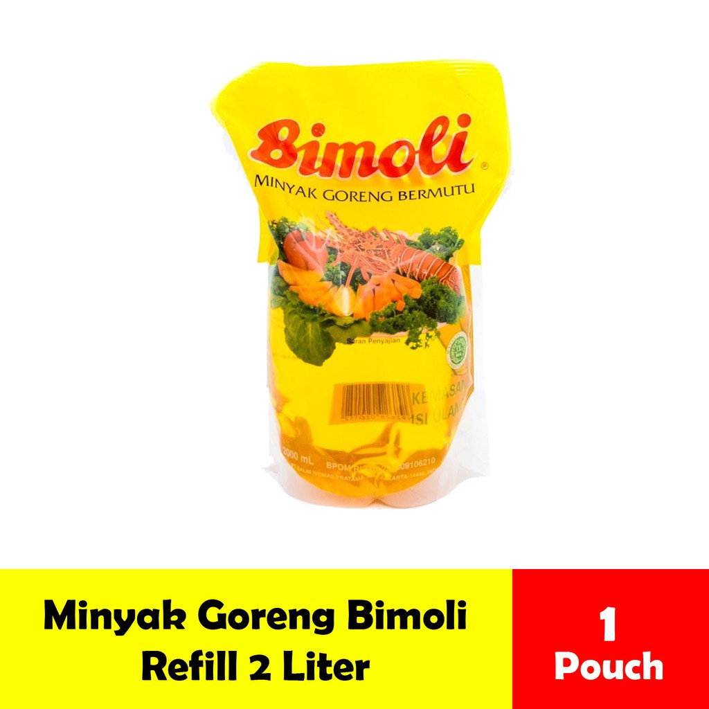 

Minyak Goreng Bimoli Klasik Pouch 2 liter / 2000ml