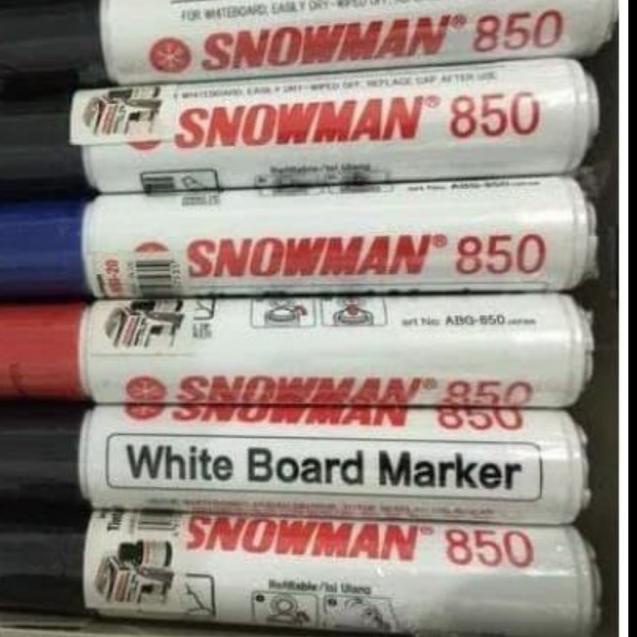 

✶ Spidol Jumbo White Board 850 Snowman (Bisa dihapus ) ➴