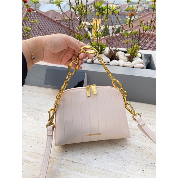 Ck chain panelled crossbody