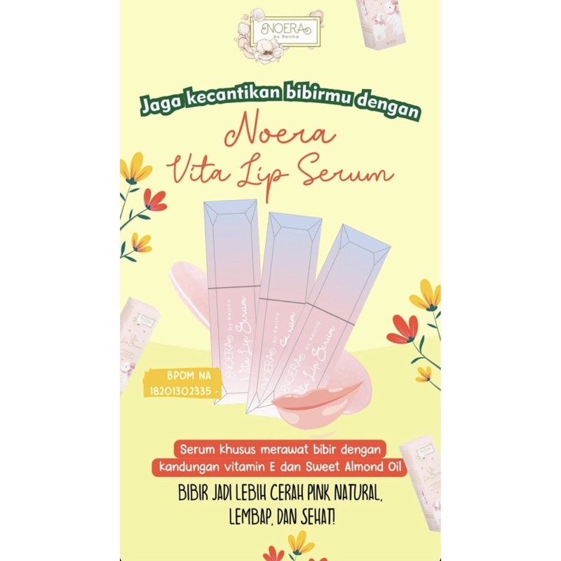 READY STOCK BISA BAYAR DI TEMPAT Noera Vita Lip Serum beautycare /noera skincare/vitamin lip