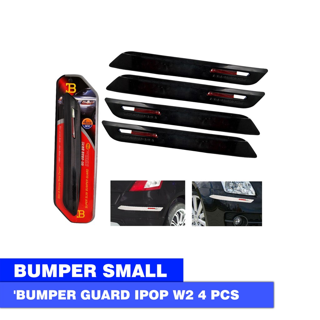 CAR BUMPER GUARD STRIPS PROTECTOR / PELINDUNG BEMPER MOBIL IPOP