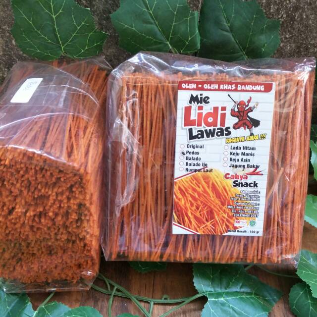 

Mie lidi rasa pedas isi 1kg gurih nikmat pedas nya renyah juaraa