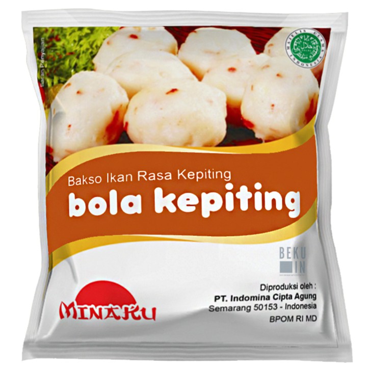 

Minaku Bola Kepiting 500gr / Bakso Kepiting / Crab Ball enak