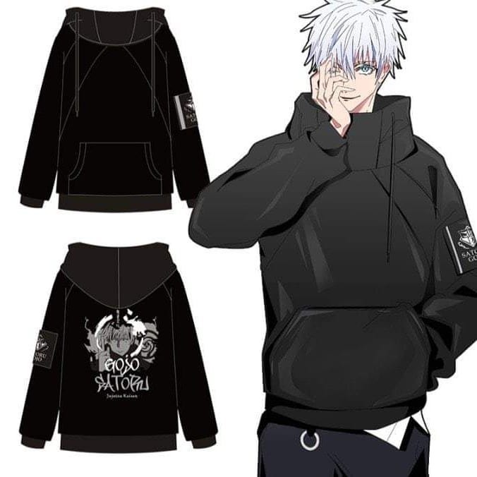Jual Jujutsu Kaisen Hoodie Satoru Gojo Anime Cosplay Jacket Jepang
