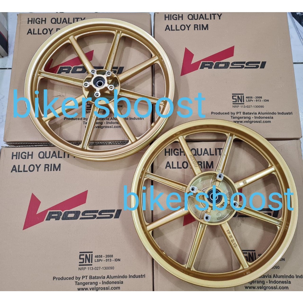VELG V ROSSI Sprint Dragon NINJA R Palang 8 ukuran 185 215 17 Gold h5