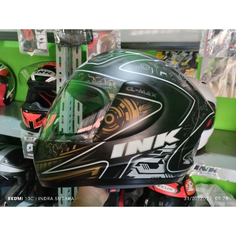 Helm fullface INK CL-MAX seri #1 motif doff