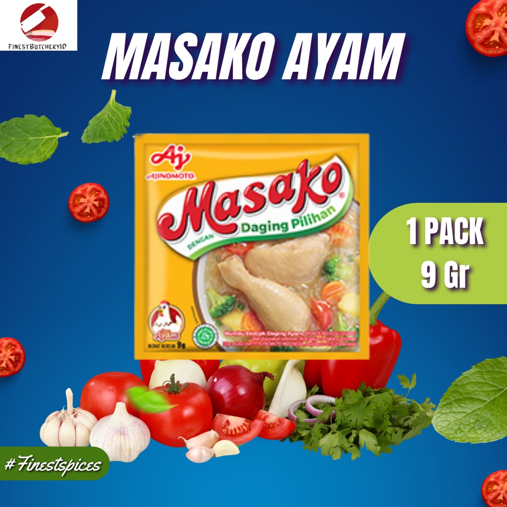 Jual Masako Kaldu Ayam Sapi 9gr Bumbu Penyedap Rasa Finestspices