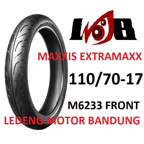 Maxxis 110/70-17 Extramaxx M6233 Front Ban Motor Tubeless Depan