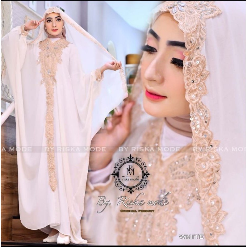 REALPICT GAMIS LEBARAN TERLARIS/GAMIS KAFTAN ZAHRA/BY RISKA MODE