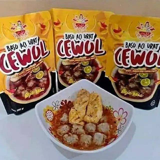 

Baso aci cincay cewul baso urat pedas original