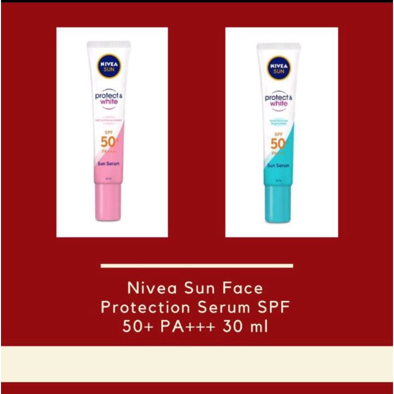 Jual Nivea Sun Face Serum Instant Aura SPF 50 30 ml Shopee Indonesia