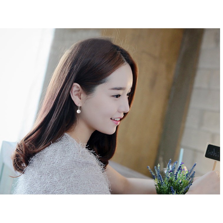 AIFEI 925 sterling silver anting fashion semua cocok anting mutiara wanita Anting-Anting-7