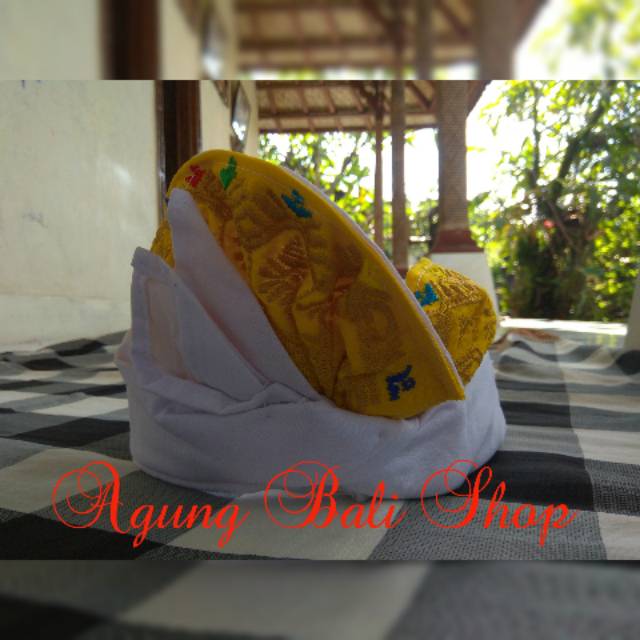 Udeng bali songket bordir