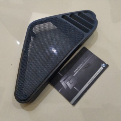 Original BMW e34 Cover Speaker Dashboard (biru)
