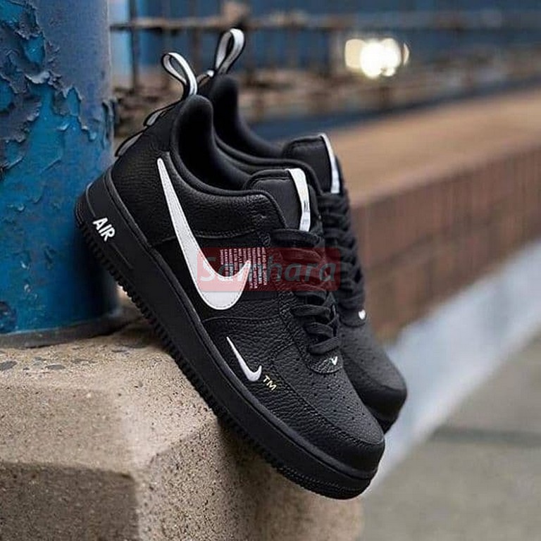 Samhara Shop Nike Air Force One Low O8 Lv8 Utility Full Black - SHR0319