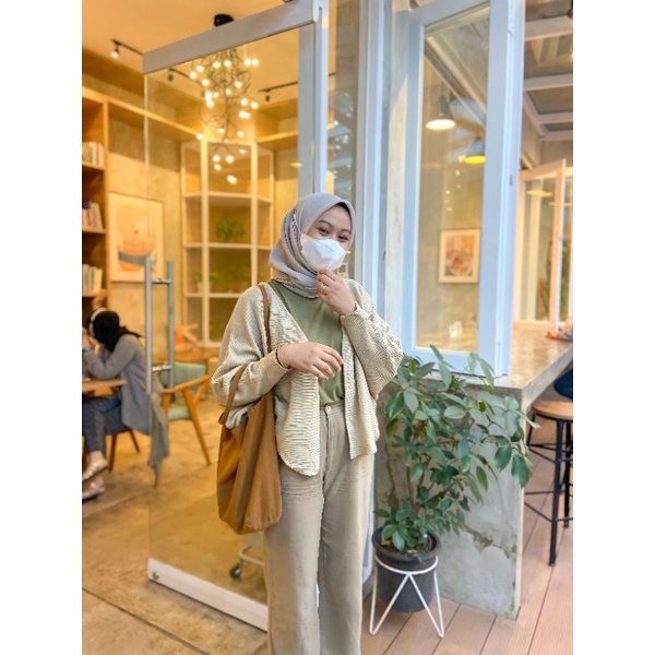 OVERA Cardigan | CARDIGAN KNIT OVERSIZE BATWING