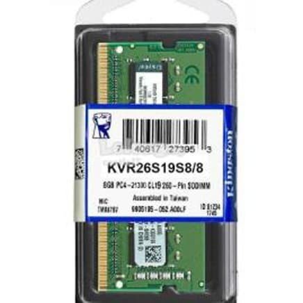 RAM DDR4 KINGSTON SODIMM DDR4 4GB PC 2666 KVR26S19S8