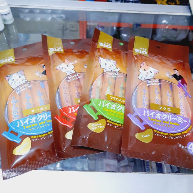 bio creamy snack kucing