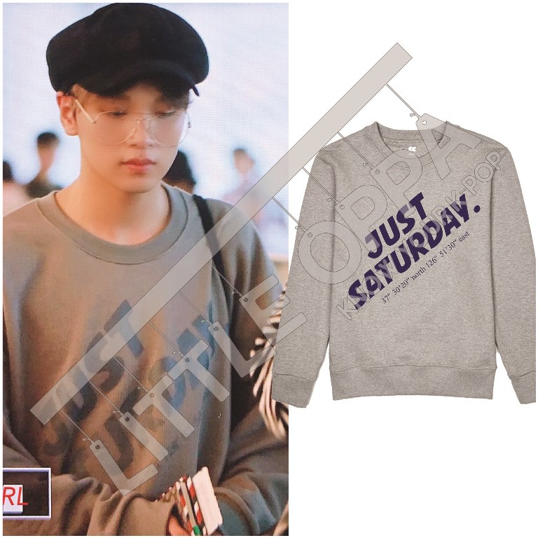 JACKET SWEATER KPOP IDOL FASHION N C T HAECHAN JUST SATURDAY SWEATER