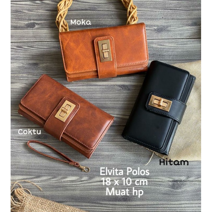 SUPER BEST SELLER Dompet Elvita Polos Dompet Termurah