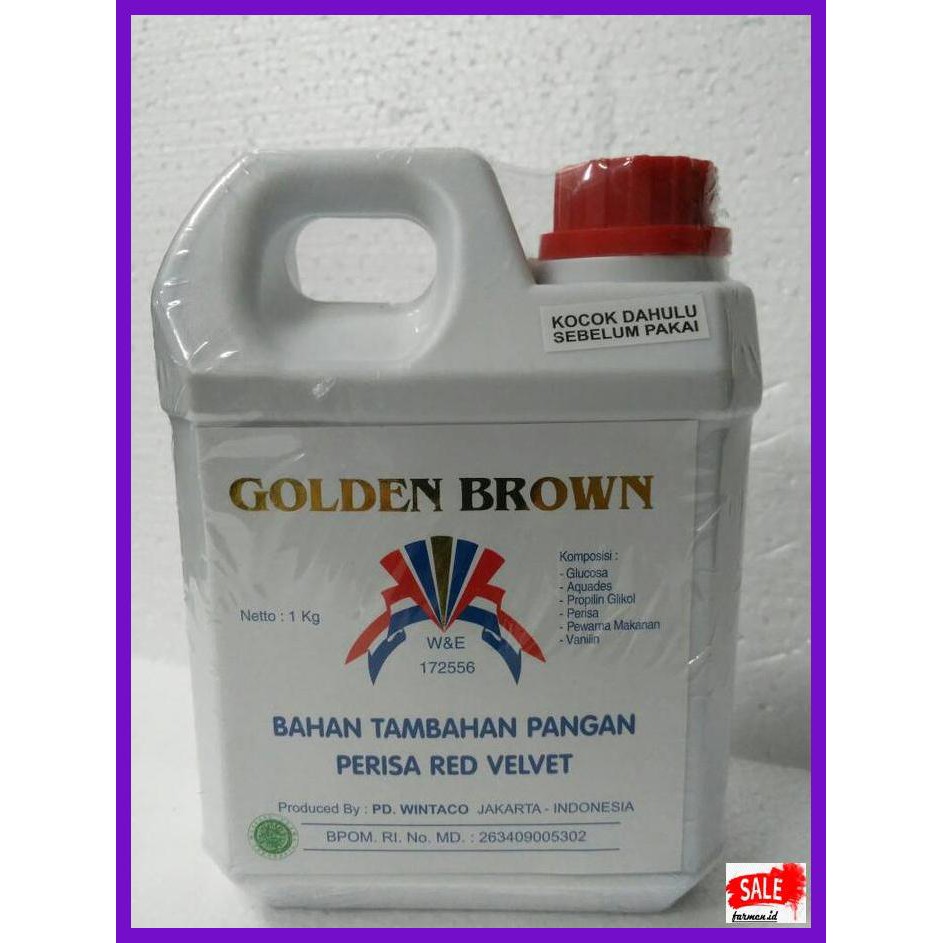 

RISAPE- GOLDEN BROWN PERISA RED VELVET 1 KG -ASLIII.