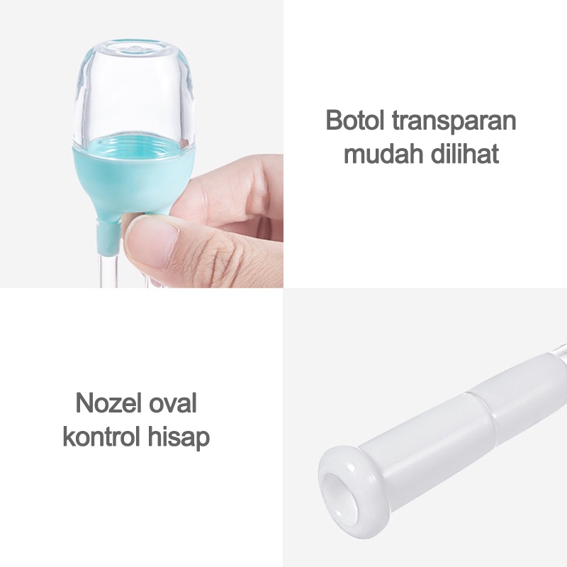 Alat sedot ingus bayi/Penyedot ingus bayi/Sedotan Pembersih Hidung Bayi Anak Ingus Lendir Nose Cleaner Nasal Aspirator L47/48